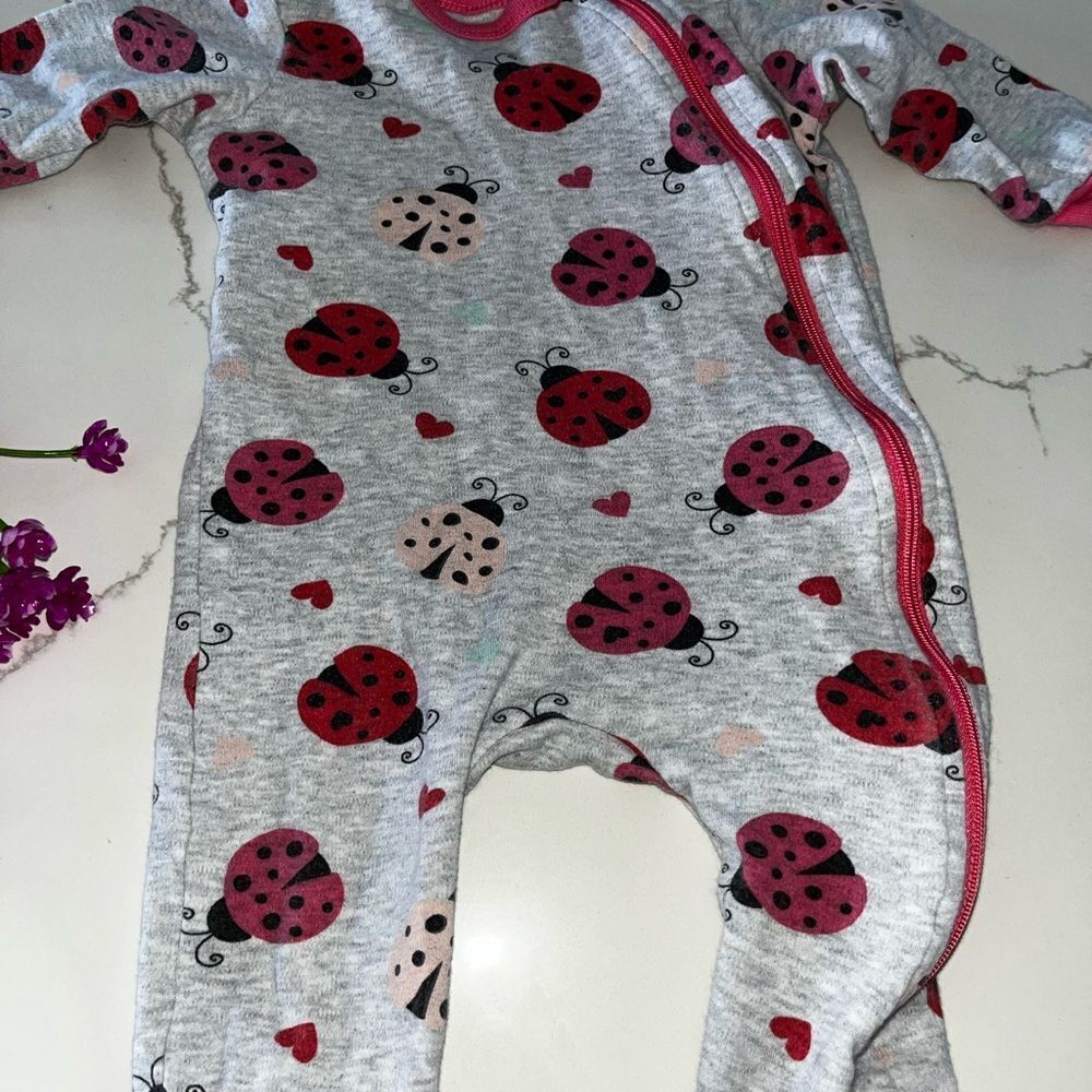 Ladybug Print Kids One Piece